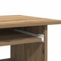 vidaXL Stôl dub artisan 80x45x74 cm kompozitné drevo