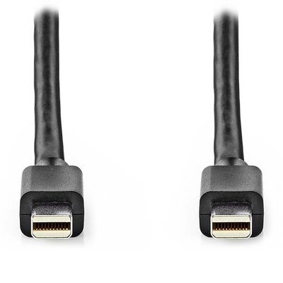 NEDIS kabel mini DisplayPort 1.4/ mini DisplayPort zástrčka - mini DisplayPort zástrčka/ černý/ blistr/ 2m NEDIS kabel mini DisplayPort 1.4/ mini DisplayPort zástrcka - mini DisplayPort zástrcka/ cerný/ blistr/ 2m