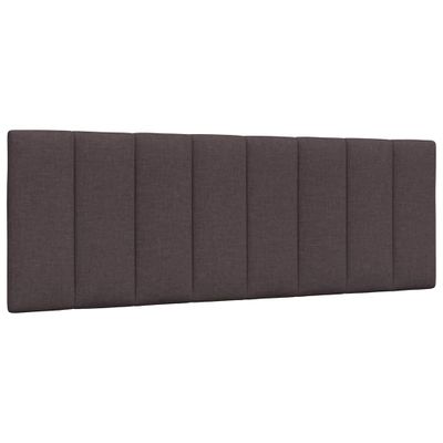 vidaXL Vankúš na čelo postele Hanko tmavohnedý 120 cm látka