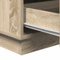 vidaXL Nočný stolík Sonoma dub 39 x 34,5 x 65 cm Kompozitné drevo