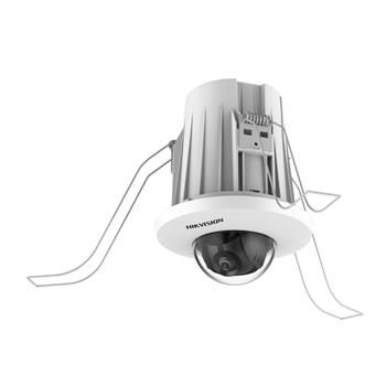 Hikvision 4MPix zápustná vnútorná AcuSense Mini Dome kamera; mikrofón