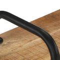 vidaXL Lavička 110 cm surové mangovníkové drevo