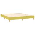 vidaXL Boxspring posteľ s matracom zelená 160x200 cm látka