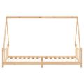 vidaXL Rám detskej postele 90x200 cm masívna borovica