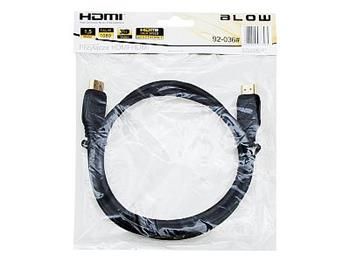 Kábel HDMI-HDMI 5 m 1.4 ethernet AL/Mg, GOLD, záveska