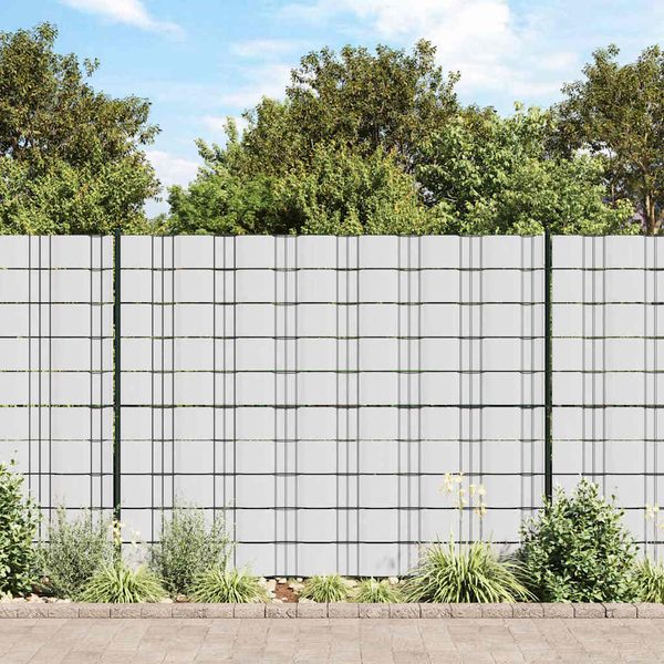 vidaXL Záhradná tieniaca fólia PVC 70x0,19 m biela
