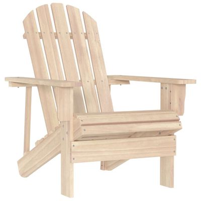 vidaXL Záhradná stolička Adirondack jedľový masív