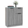 vidaXL Komoda sivý dub sonoma 60x30x70 cm spracované drevo