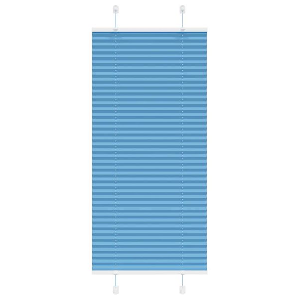 vidaXL Plisovaná roleta modrá 60x150 cm, šírka látky 59,4 cm, polyester