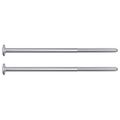 vidaXL Skrutka 800 ks Strieborná M6 x 120 mm Oceľ