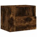 vidaXL Nástenné nočné stolíky 2 ks dymový dub 45x30x35 cm