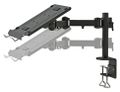 Neomounts NOTEBOOK-D100 / Notebook Swivel Arm (height: 0-27 cm / depth: 30-60 cm) / Black Držák, pre notebooky, úhlopriečka 10"-22", výška 0-26 cm, sklon 30°, otáčanie 180°, nosnosť 10 kg, oceľ, čierna