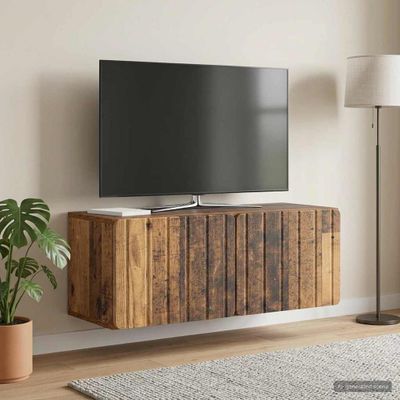 vidaXL Nástenná TV skrinka 78,5 x 31 x 30 cm Staré drevo