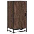 vidaXL Regál na topánky hnedý dub 48x38x97,5 cm spracované drevo