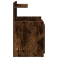 vidaXL Nočné stolíky 2 ks s 2 zásuvkami, dymový dub 40x36,5x62 cm