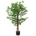 vidaXL Umelý fikusový 788 listov 120 cm zelený