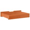 vidaXL Zásuvky pod posteľ 2 ks voskové 85x55x17 cm masívna borovica