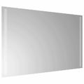 vidaXL Zrkadlo do kúpeľne s LED Priehľadná 80 x 50 cm tvrdené sklo
