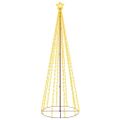 vidaXL Vianočný stromček, kužeľ 310 LED, teplé biele svetlo 100x300 cm
