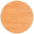 vidaXL Stolová doska okrúhla voskovohnedá Ø50x2,5 cm borovicový masív