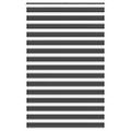 vidaXL Zebra roleta čierna 145x230 cm šírka látky 140,9 cm polyester