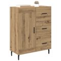 vidaXL Servírovacia skriňa Remeselný dub 69,5 x 34 x 90 cm