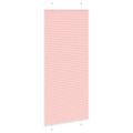 vidaXL Plisovaná roleta ružová 95x200 cm šírka látky 94,4 cm polyester