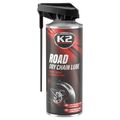 K2 ROAD DRY CHAIN LUBE 400 ml - suchý mazivo na reťazy motocyklov