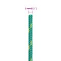 vidaXL Lodné lano zelené 2 mm 50 m polypropylén