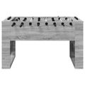 vidaXL Stolný futbal Sivá Sonoma 146,5 x 74 x 85 cm Kompozitné drevo