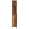vidaXL Highboard 2 ks Staré drevo 69,5 x 34 x 180 cm Kompozitné drevo