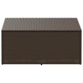 vidaXL Záhradný úložný box Hnedý 110x50x58 cm Poly ratan