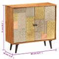 vidaXL Komoda z akáciového dreva 80x30x75 cm