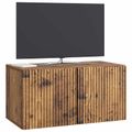 vidaXL Nástenná TV skrinka 59,5 x 31 x 30 cm Staré drevo