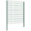 vidaXL Plotový panel so stĺpikmi, železný 176,5x200 cm, zelený