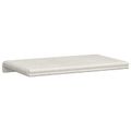 vidaXL Vankúš na lavičku Pl plush kord Krémová Hĺbka 35 cm