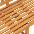 vidaXL 3-miestna záhradná lavička so stolíkom 150 cm tíkový masív