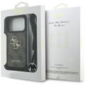 Guess 4G Big Logo Cord Stap Crossbody case for iPhone 17 Pro brown