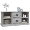 vidaXL TV skrinka sivý dub sonoma 99,5x35,5x48 cm kompozitné drevo