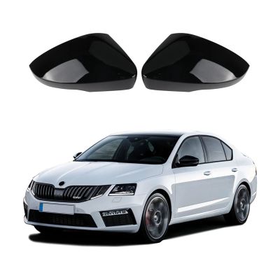 Kryty zrkadiel Škoda Octavia MK3 2017 - 2019 čierne lesklé