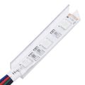 vidaXL Komoda s LED svetlami hnedý dub 41x37x100 cm