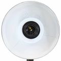 vidaXL Stolová lampa 25 W čierna 17x17x60 cm E27
