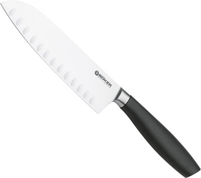 Böker Manufaktur Solingen 130835 Core Professional Santoku nôž 16,5 cm, čierna, syntetika