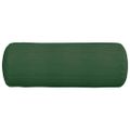 vidaXL Podložkové vankúše 2 pcs Tmavozelená Ø 25 x 70 cm