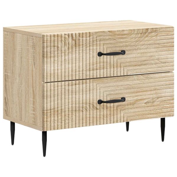 vidaXL Nočný stolík Dub sonoma 62 x 34,5 x 47,5 cm Kompozitné drevo