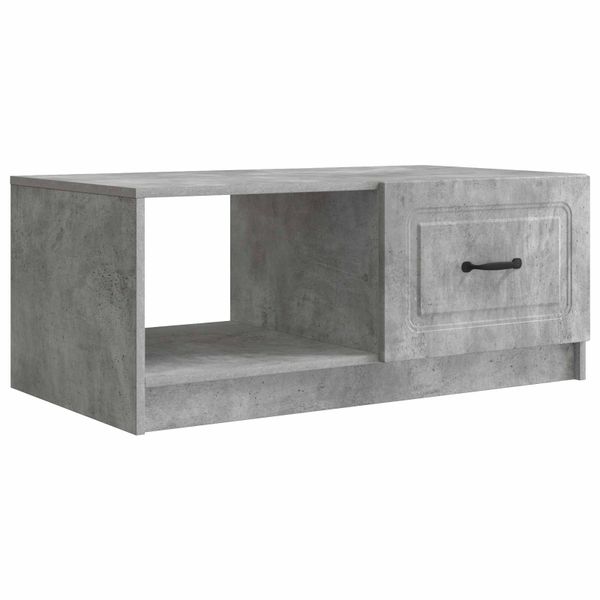 vidaXL Konferenčný stolík Betónovo sivá 90 x 50 x 37 cm