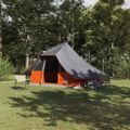 vidaXL Tipi stan 10-miestny Šedá a oranžová taft