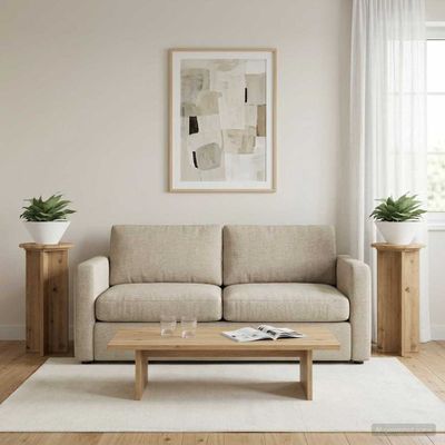 vidaXL Stojan na rastliny 2 pcs Dub artisan 29,5 x 29,5 x 60 cm