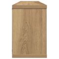 vidaXL Nástenné poličky v tvare kocky 2 ks 60x15x23cm kompozitné drevo