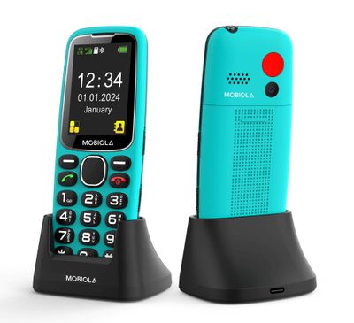 MOBIOLA MB4120 4G, tyrkysová